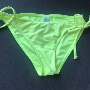 Yellow bikini bottoms